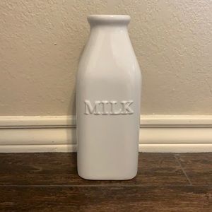 White Milk Jar